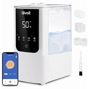 LEVOIT Smart Humidifiers for Bedroom Large Room Home,(6L) Cool Mist Top Fill